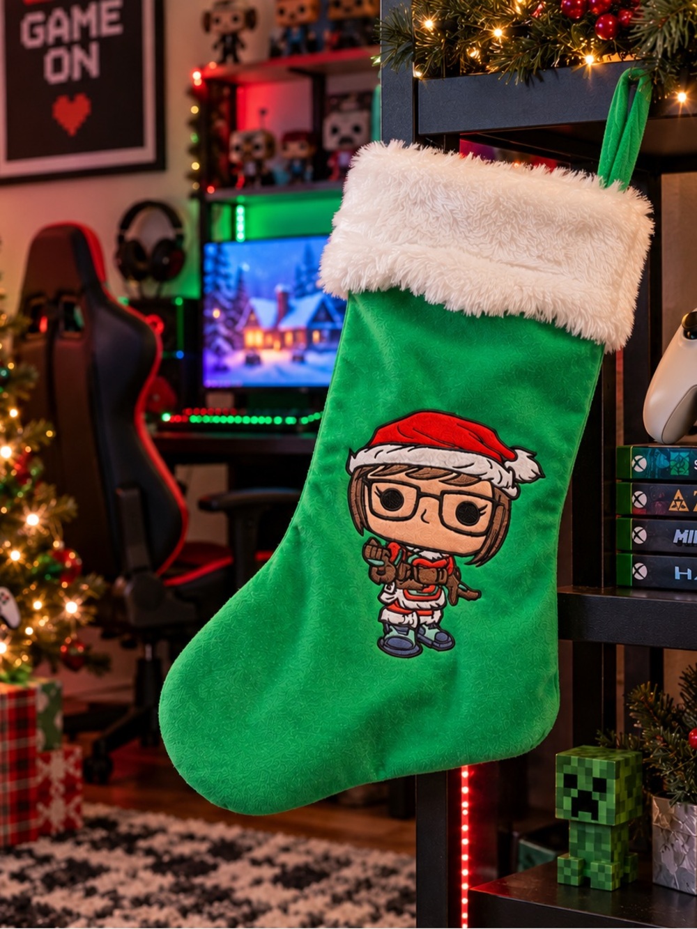 Funko Overwatch Mei Plush Christmas Stocking